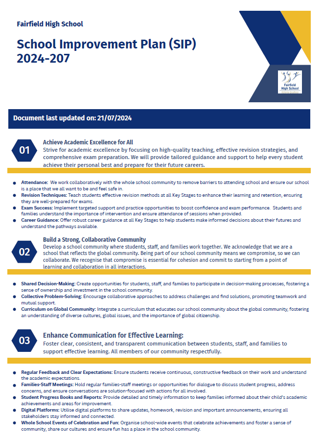 Fairfield High School photo