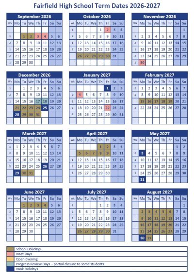 Term Dates - Fairfield High School